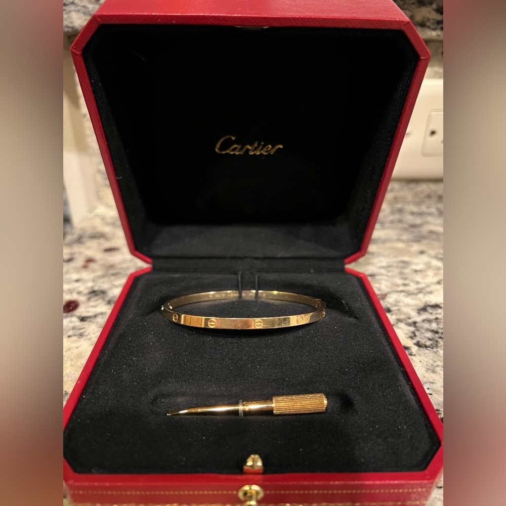 18k gold Cartier Love bracelet